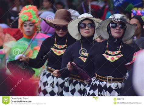 Carnival of Cultures Anniversary Semarang District Editorial Stock ...