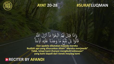 Surat Luqman Ayat 20 47 Koleksi Gambar