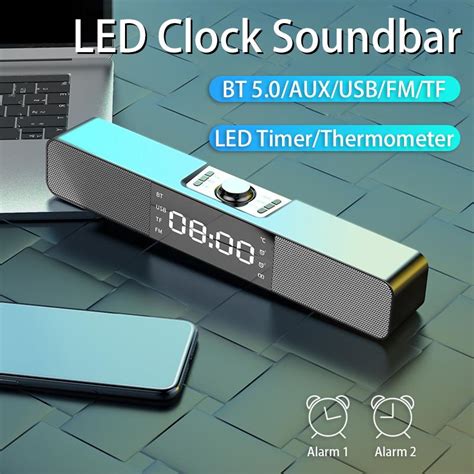 Купить Светодиодная звуковая панель для телевизора Bluetooth-динамик ...