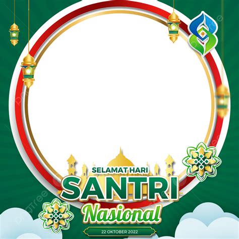 Twibbonize Hari Santri Nasional Png Vector Psd And Clipart With Sexiz