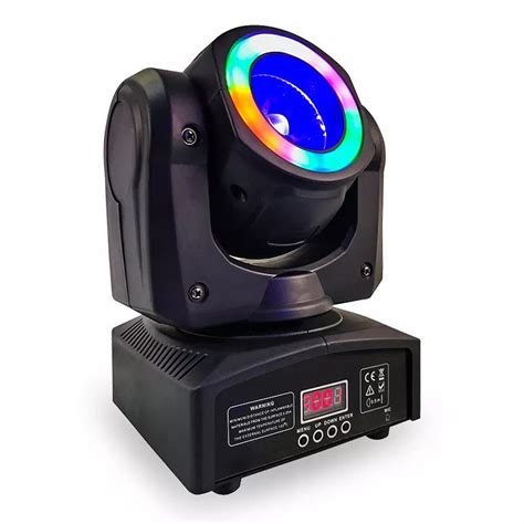 Cabeza Móvil Beam 60w con Aro Led SONOVIDEO