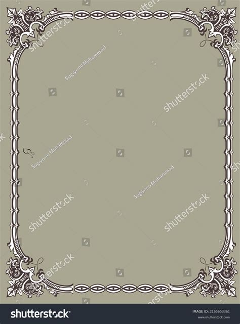 Border Black Vector Frame Design Stock Vector (Royalty Free) 2165653361 | Shutterstock