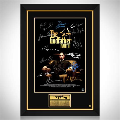 The Godfather Part II Mini Poster Limited Signature Edition - Etsy