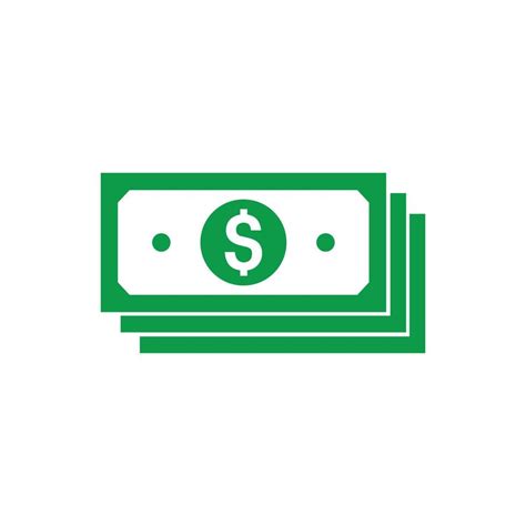 money icon vector. money icon vector illustration 9866991 Vector Art at ...