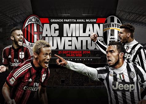 Preview Ac Milan VS Juventus Taruhan Online