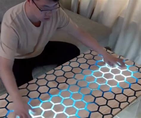 This DIY LED Coffee Table Is Simply Amazing