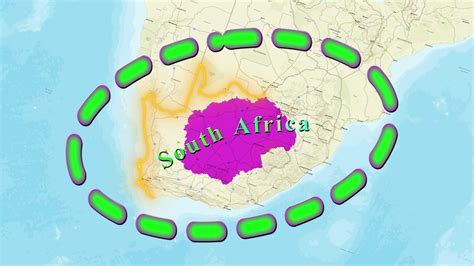 South Africa Map 32308649 Stock Video at Vecteezy