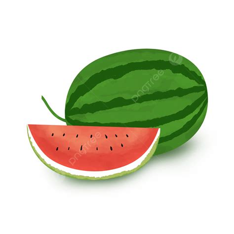 Fruit Watermelon Clipart Transparent PNG Hd Hand Painted Watermelon