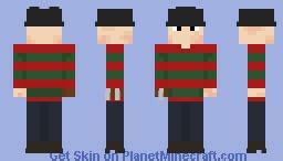 Freddy Krueger Minecraft Skin