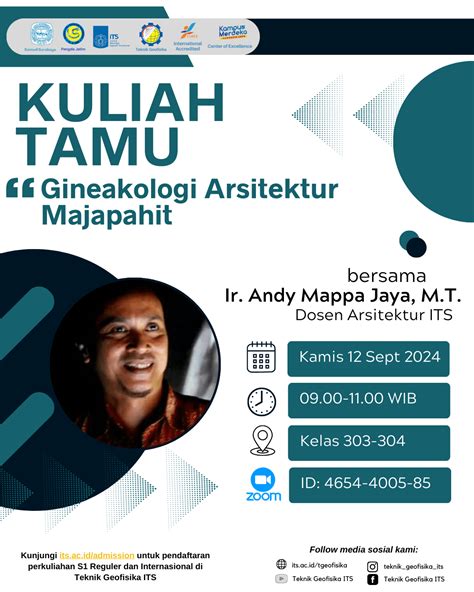 Kuliah Tamu Gineakologi Arsitektur Majapahit Bersama Ir Andy Mappa