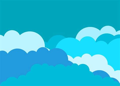 Premium Vector | Gradient blue sky background design vector