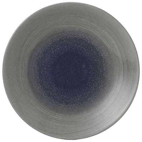 Churchill SAGRPD251 Stonecast Aqueous Fjord Grey Deep Coupe Plate 25