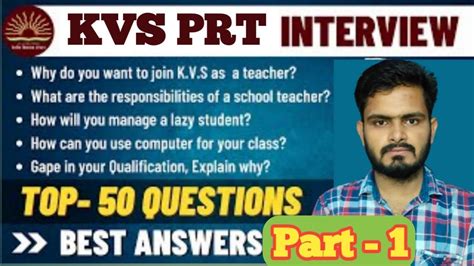 Kvs Prt Interview Preparation Interview Questions For Kvs Prt Teacher