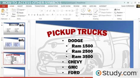 Custom And Nested Bulleted Lists In Powerpoint Lesson