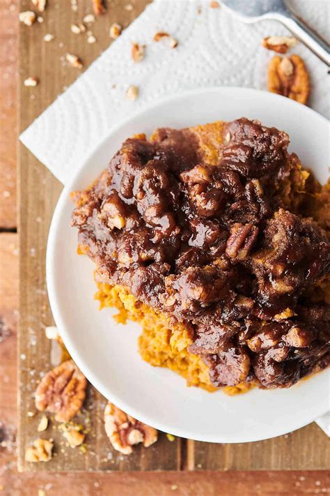 Crockpot Sweet Potato Casserole Recipe With Pecan Streusel Topping