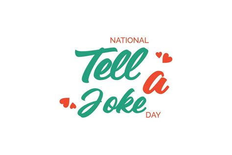 National Tell A Joke Day 25789274 Vector Art at Vecteezy