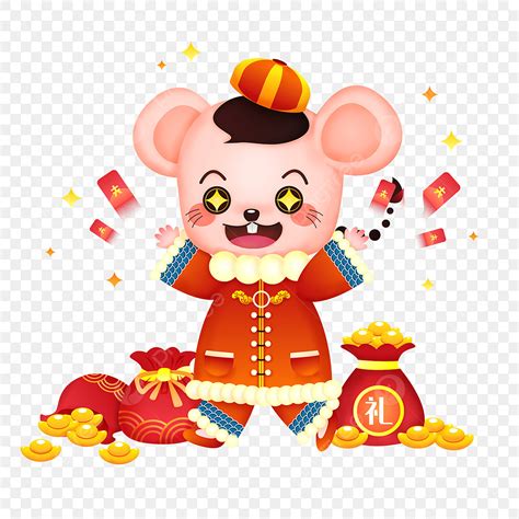 Mouse Year Png Picture 2020 Year Of The Rat Mouse Cartoon Fortune