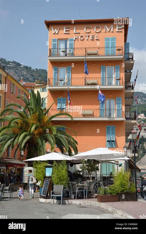 Welcome Hotel, Old Town, Villefranche-sur-Mer, Côte d'Azur, Alpes ...