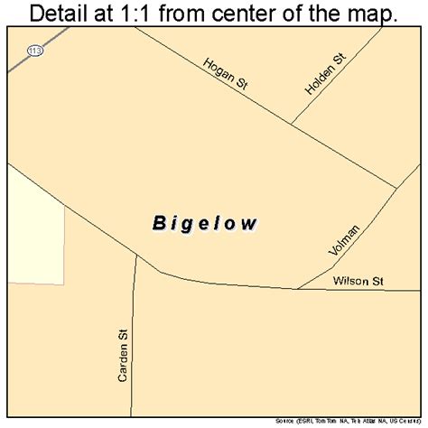 Bigelow Arkansas Street Map 0505920