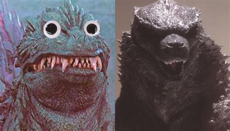 Godzilla have googly eyes. | Godzilla | Know Your Meme