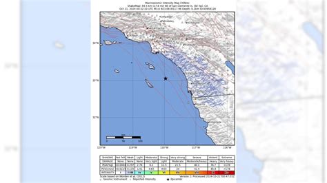 3.6-magnitude earthquake strikes 32 miles off south Orange County Coast ...