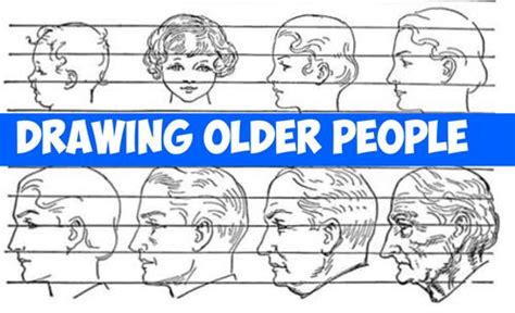 How To Draw Elderly People Tips To Drawing Older Peoples Faces And