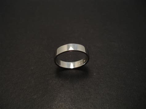 Mens White Gold Wedding Band - Christopher William Sydney Australia ...