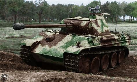 Panzerkampfwagen V Panther Ausf G With Sperber Fg Infrared Night