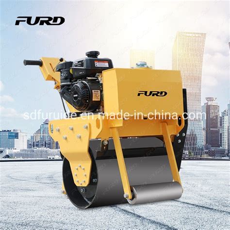 Vibrating Mini Single Drum Road Roller Compaction In Stock Fyl