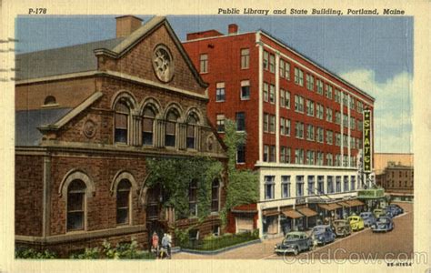 Public Library and State Building Portland, ME