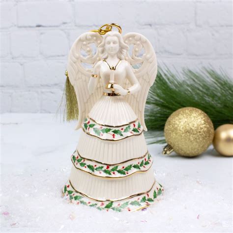 Lenox Holiday Angel Bell Christmas Ornament Personalized Christmas