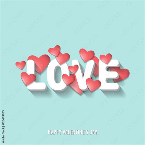 love background, vector Stock Vector | Adobe Stock