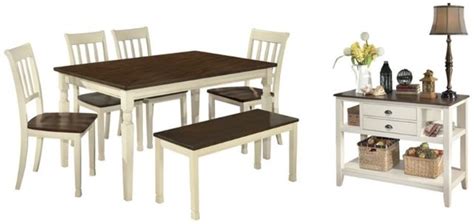 Signature Design by Ashley® Whitesburg 7-Piece Brown/Cottage White ...