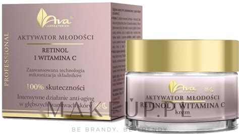 AVA Laboratorium Krem aktywator młodości Retinol i witamina C Makeup pl