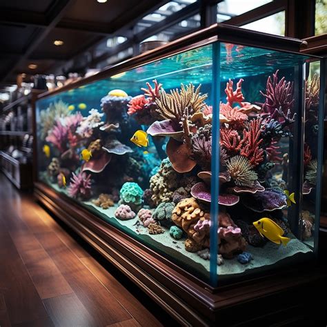 premium ai image realistic marine aquarium