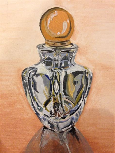 Perfume Bottle Acrylic Painting Perfume Art Painting Perfume Art