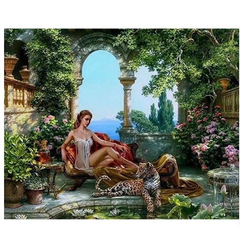 D Full Diamond Painting Fairy Tale Sexy Women Pictures Cross Stitch