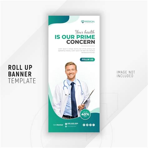 Premium Vector Clinic Report Brochure Template Medical Healthcare