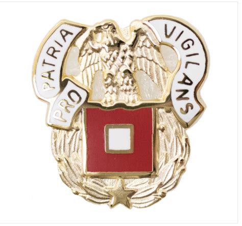 GENUINE U S ARMY CORPS CREST SIGNAL PRO PATRIA VIGILANS EBay