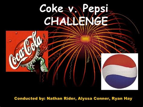 Coke v. Pepsi Challenge