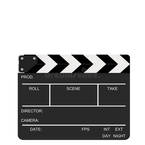 Closed Clapboard Stock Vector Illustration Of Acting 2640347