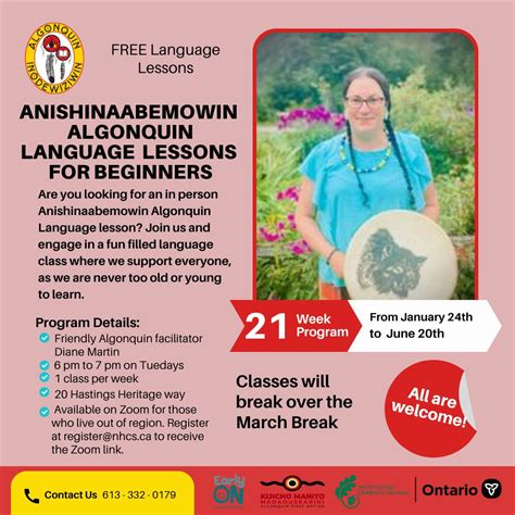 Anishinaabemowin Algonquin Language Lessons for Beginners – BAFN