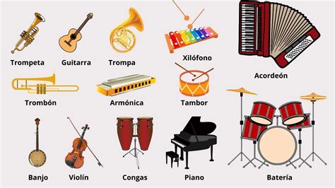 Learn Musical Instruments Name In Spanish List Of Musical Instruments