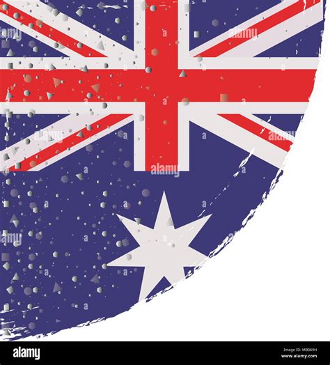 Flag of australia painted Stock Vector Image & Art - Alamy