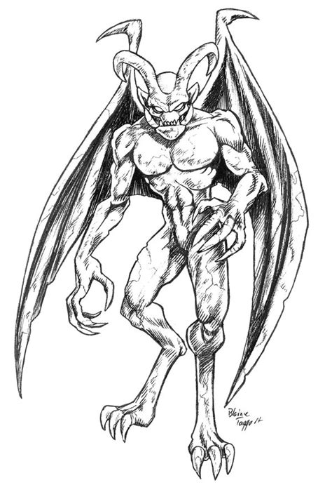 Gargoyle Drawing At Getdrawings Free Download