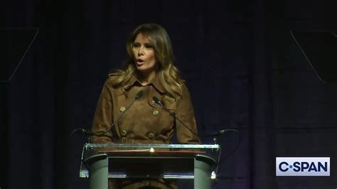 Watch A Visibly Shaken Melania Trumps Voice Crack When She Tries To