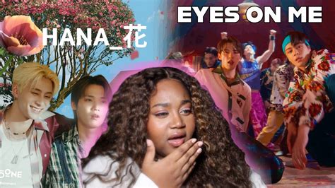 Ini Hana 花 Reaction And Jo1 Eyes On Me Feat R3hab Reaction Youtube