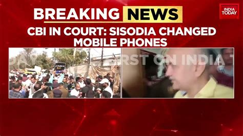 Delhi Liquor Scam Updates Manish Sisodia Reaches Court Hearing