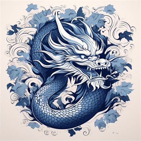 Blue Dragon Art Free Stock Photo - Public Domain Pictures