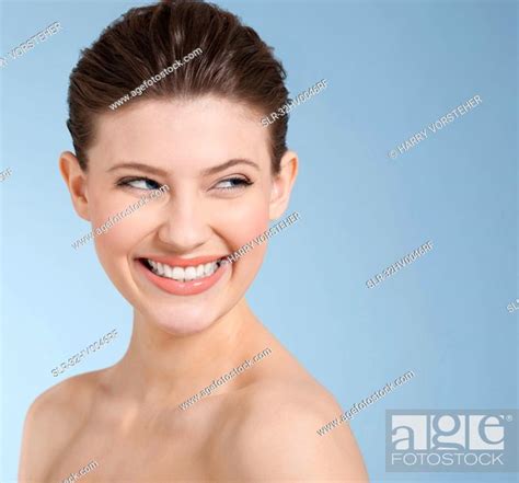 Close Up Of Nude Woman S Face Stock Photo Picture And Royalty Free